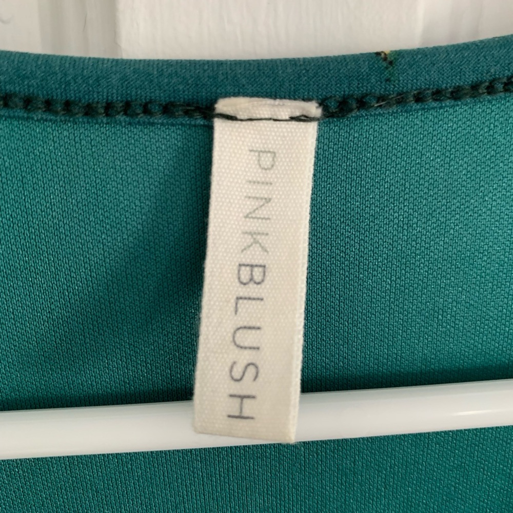 Pinkblush Floral Teal Maxi Dress - Picture 11 of 12